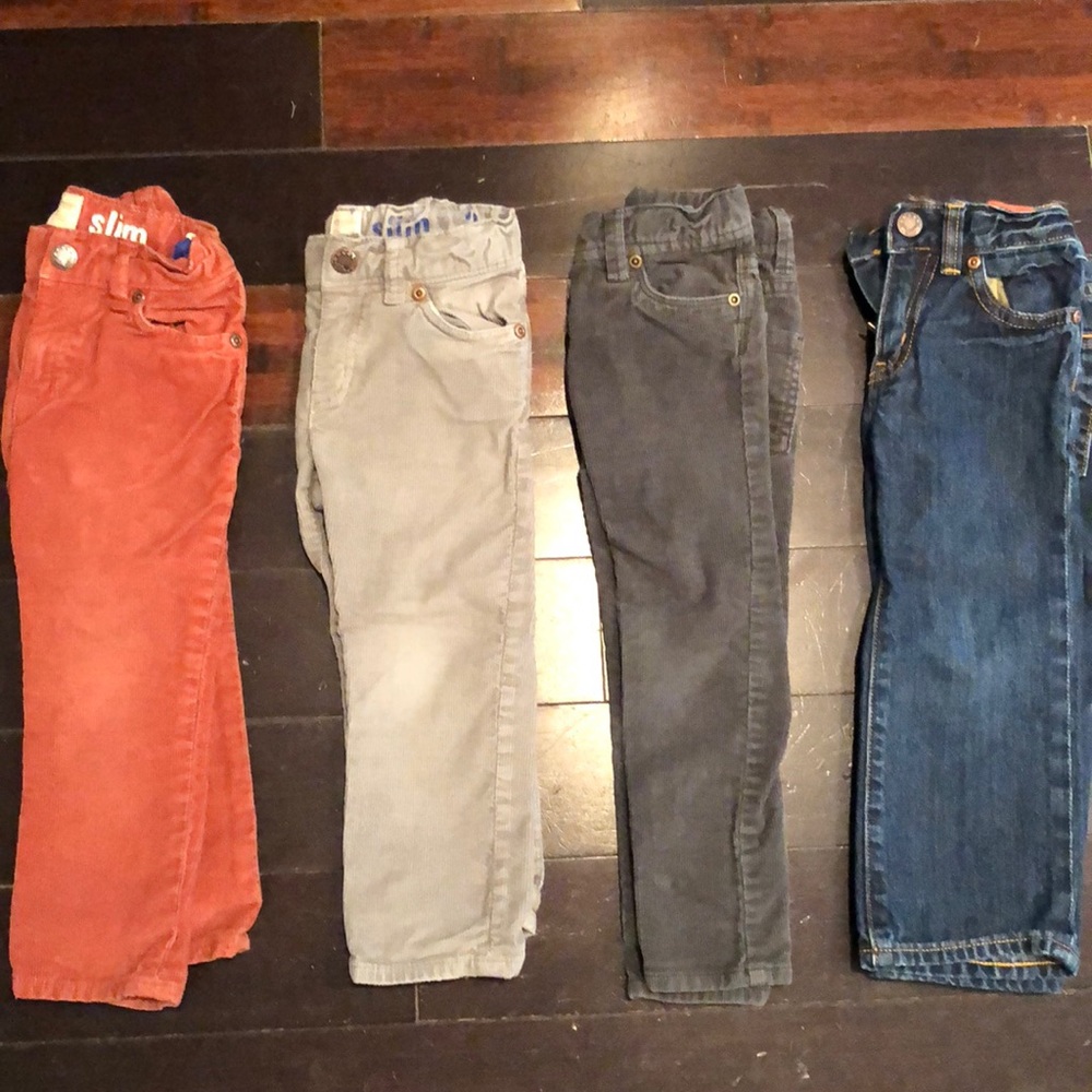 4 J.Crew Crewcuts 2/3T Boys Pants!